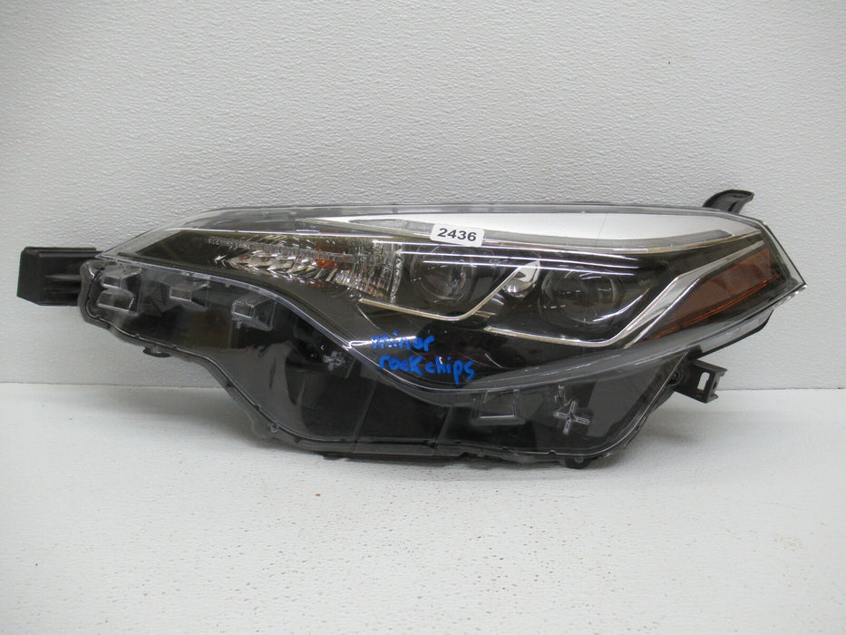 2017-2019 TOYOTA COROLLA FRONT LEFT DRIVER SIDE HEADLAMP LED HEADLIGHT OEM