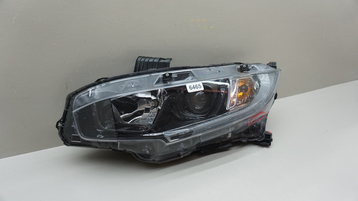 2019-2021 HONDA CIVIC FRONT LH LEFT DRIVER SIDE HEADLIGHT HALOGEN OEM