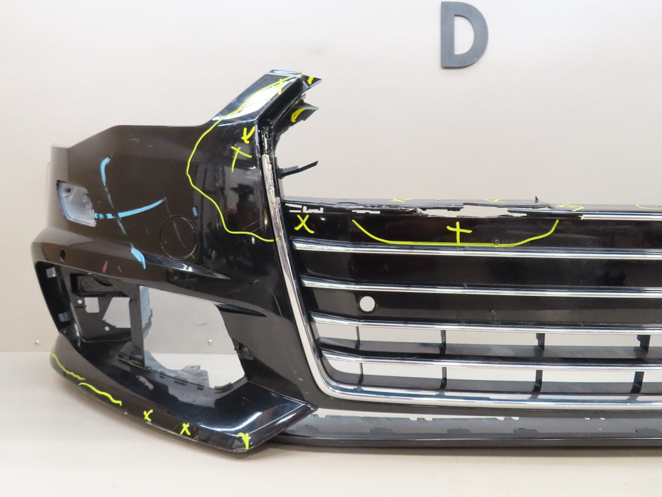 2016 2017 2018 AUDI A6 FRONT BUMPER COVER OEM 4G0807437