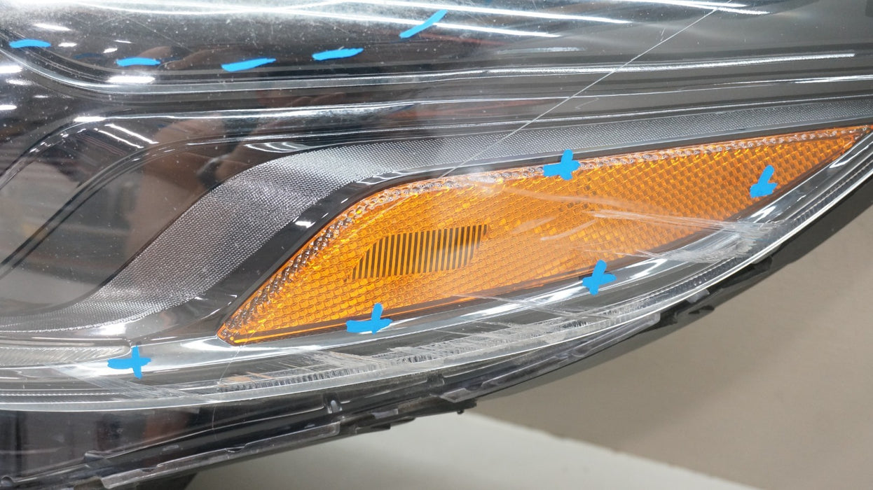 2015-2020 TOYOTA SIENNA FRONT LEFT DRIVER SIDE HALOGEN BLACK HEADLIGHT OEM