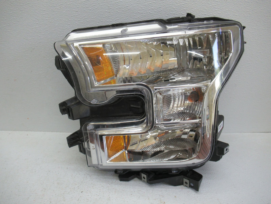 2015-2017 FORD F150 FRONT LEFT DRIVER SIDE HEADLIGHT HEADLAMP HALOGEN OEM