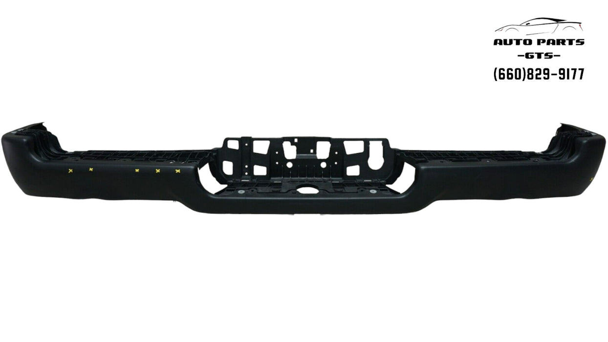 2019-2022 DODGE RAM REBEL 1500 DUAL EXHAUST REAR METAL BUMPER OEM 68404446AB