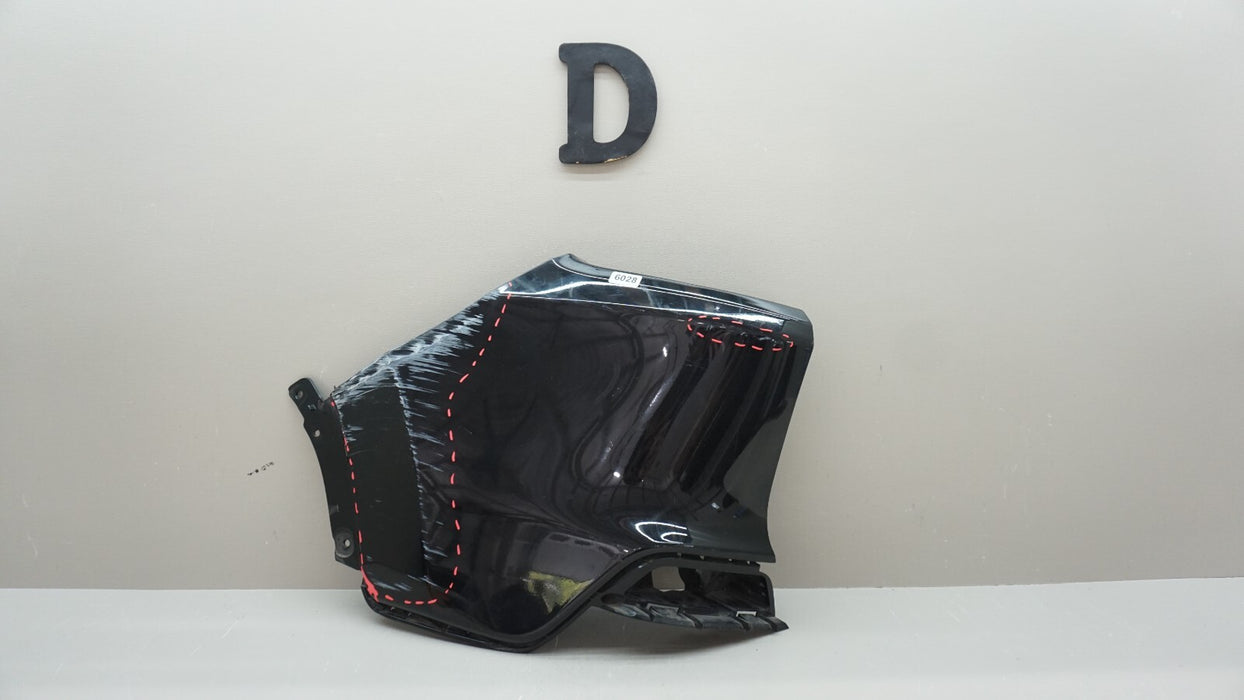 2019-2022 JEEP CHEROKEE REAR LH LEFT DRIVER SIDE BUMPER COVER OEM 6AY73TRMAB