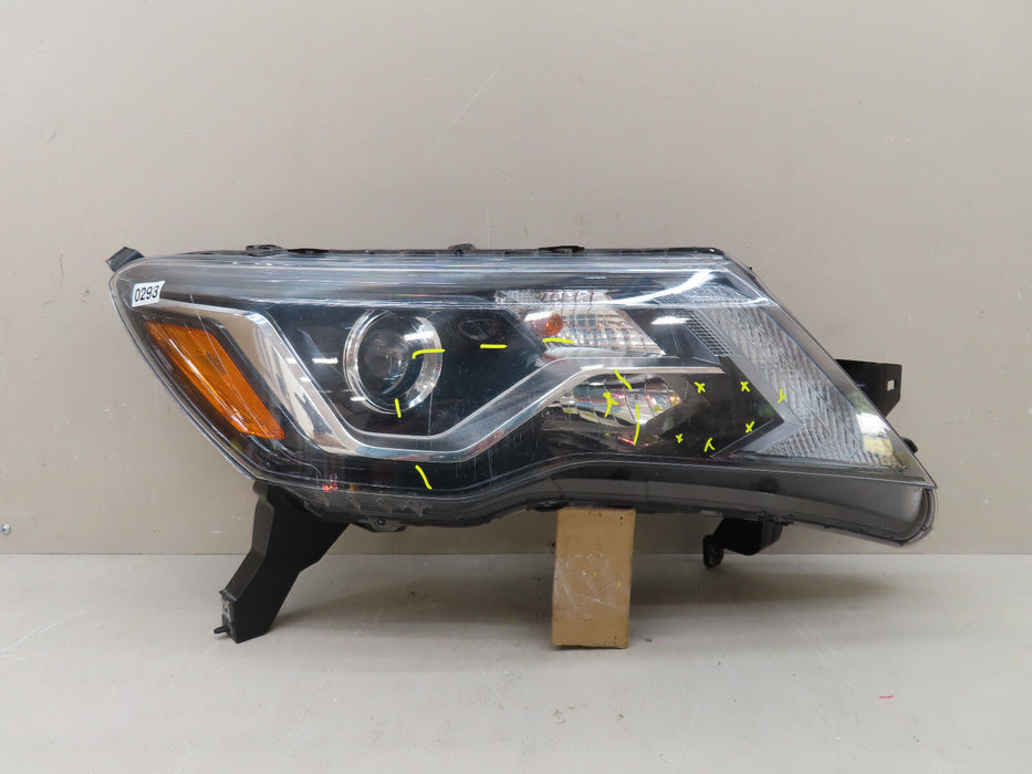 2017 2018 2019 NISSAN PATHFINDER FRONT RIGHT PASSENGER HEADLIGHT HALOEN OEM