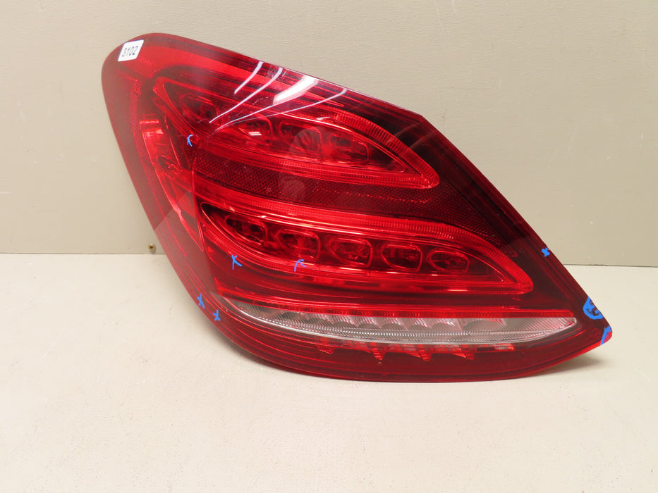2015-2018 Mercedes C Class Left Driver Side Taillight 15-18 LED OEM