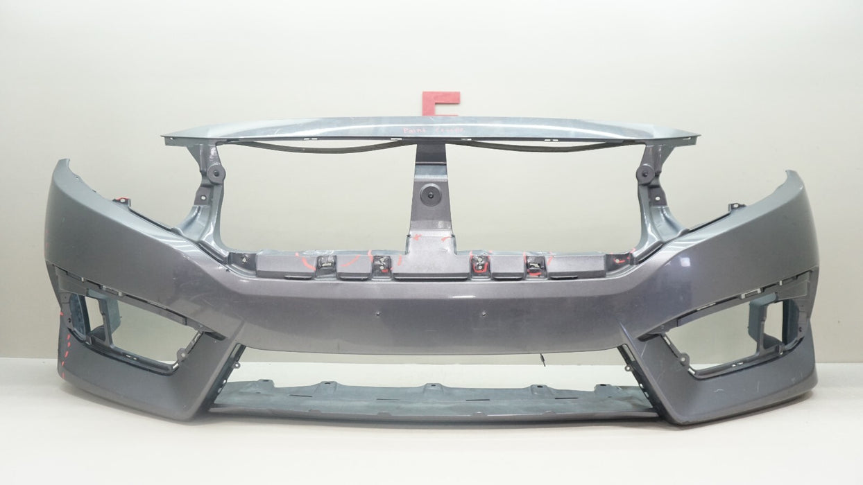 2016-2018 HONDA CIVIC FRONT BUMPER COVER PANEL 71101-TBA-A010 OEM 16 17 18