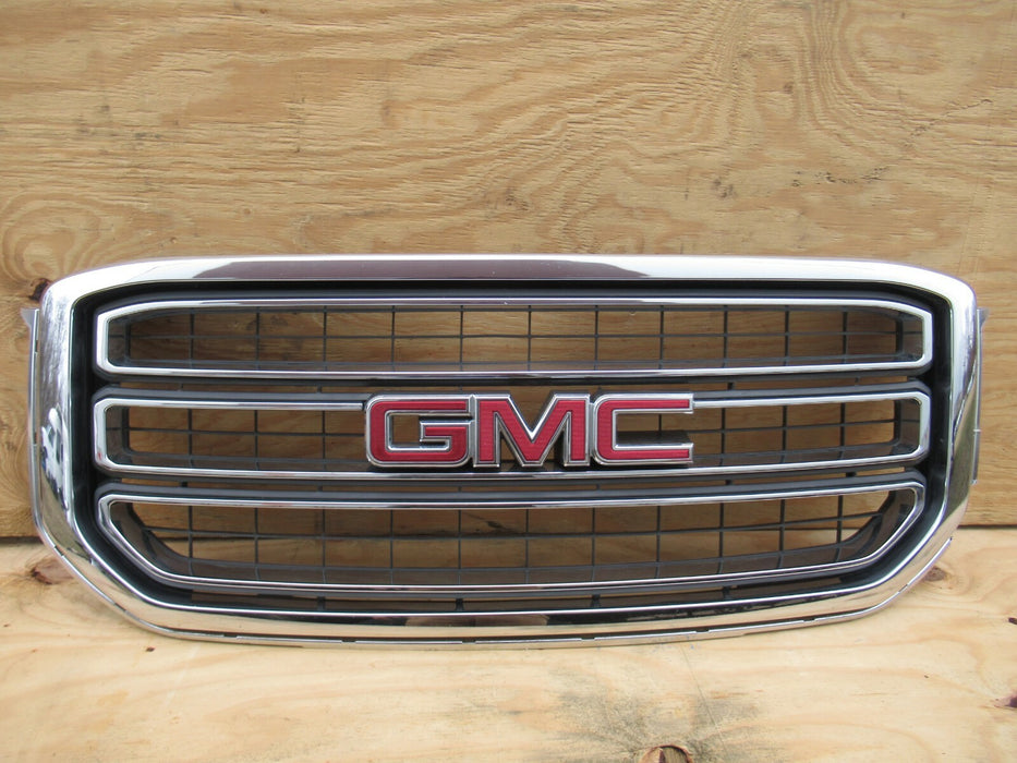 2015 - 2018 GMC YUKON FRONT RADIATOR COVER GRILL GRILLE PANEL CHROME PLASTIC OEM