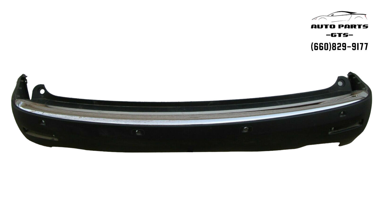 2007-2012 GMC ACADIA REAR BUMPER COVER PANEL PLASTIC W/ SENSOR HOLES OEM