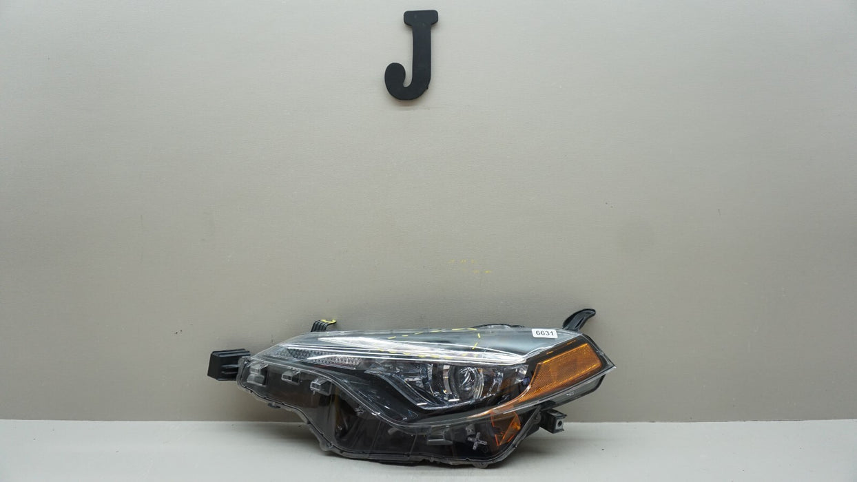 2017-2019 TOYOTA COROLLA FRONT LEFT DRIVERS SIDE HEADLIGHT LED OEM 17 18 19