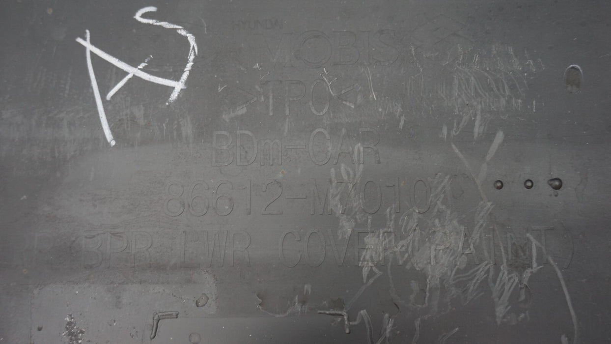 2019-2021 KIA FORTE REAR LOWER BUMPER COVER VALANCE OEM 86612-M7010