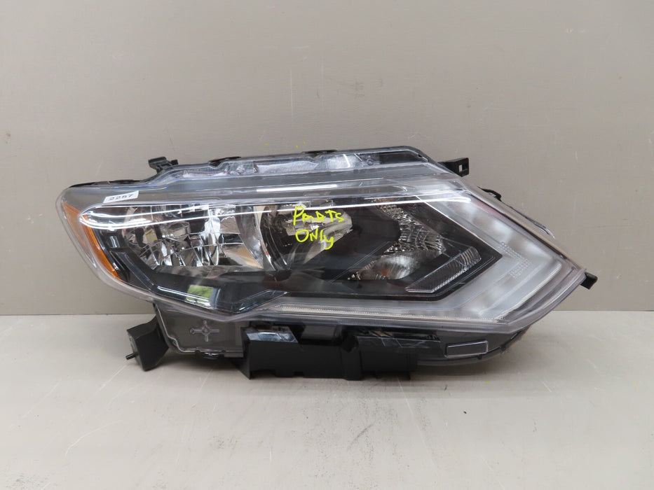 2017-2019 NISSAN ROGUE FRONT RIGHT SIDE HEADLIGHT LAMP HALOGEN OEM 1011-500536