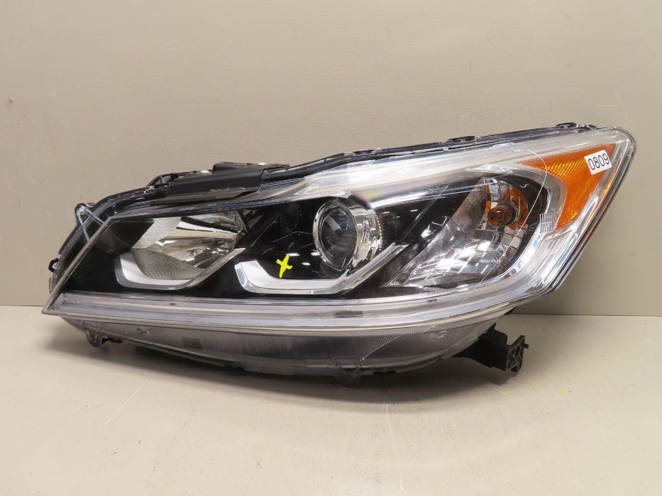 2016 2017 Honda Accord Left Driver Side Halogen LED Headlight LAMP