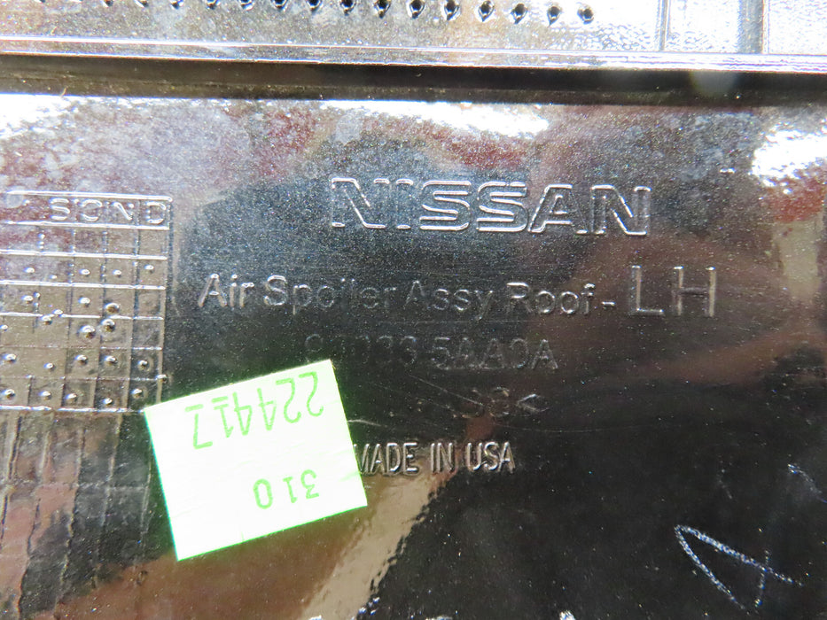 2015-2023 NISSAN MURANO REAR LEFT LIFTGATE SPOILER END MOLDING OEM