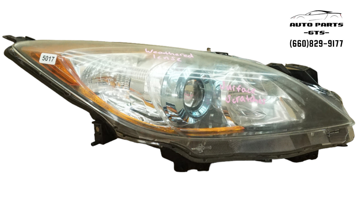 2010-2013 MAZDA 3 FRONT RIGHT PASSENGER SIDE HALOGEN HEADLIGHT OEM 10 11 12 13