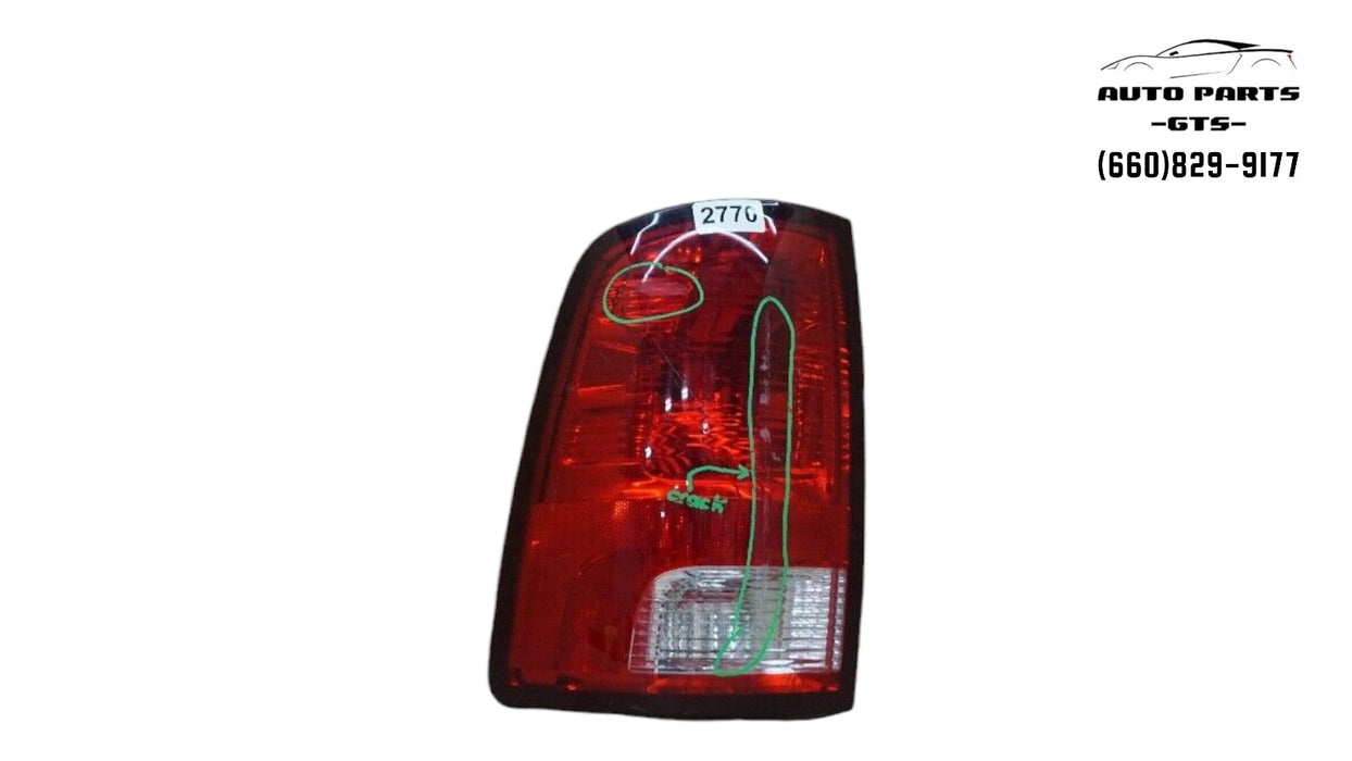 2011-2018 DODGE RAM 1500 2500 3500 REAR LEFT DRIVER SIDE TAIL LIGHT OEM
