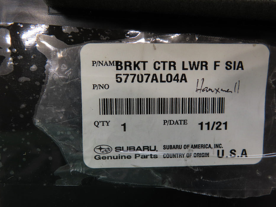 2015-2019 SUBARU LEGACY FRONT BUMPER CENTER LOWER SUPPORT BRACKET OEM