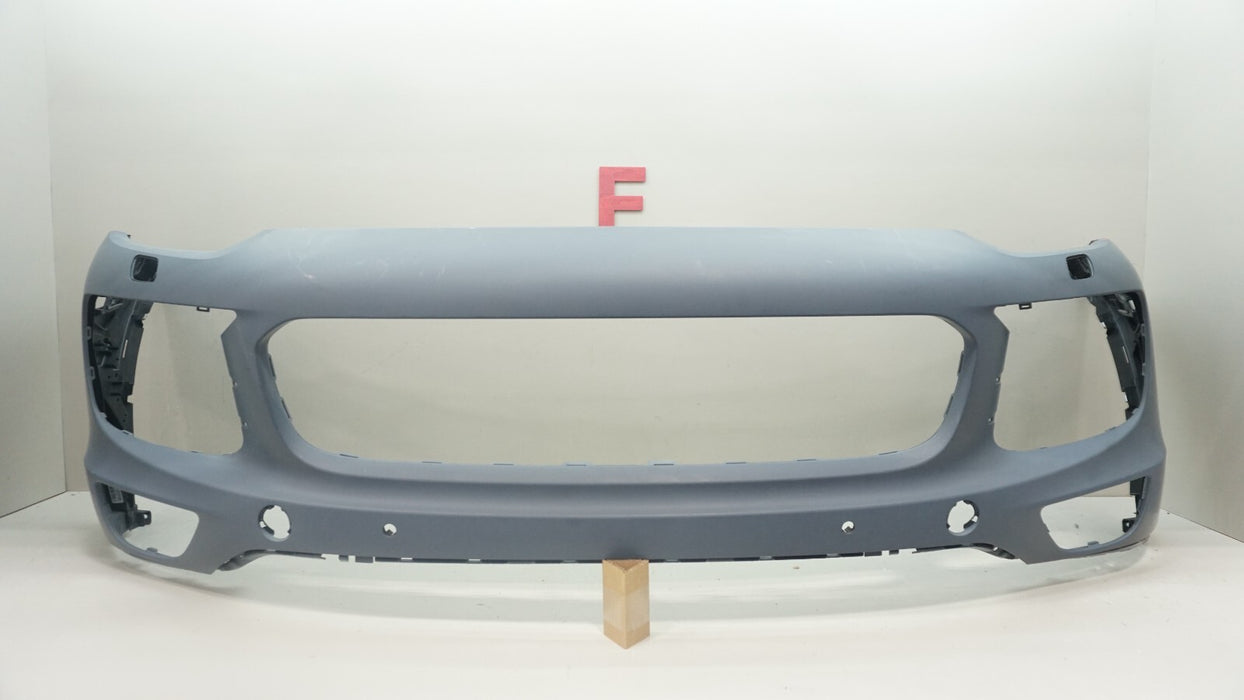 2015-2017 PORSCHE CAYENNE FRONT BUMPER COVER PANEL OEM 7P5807221F