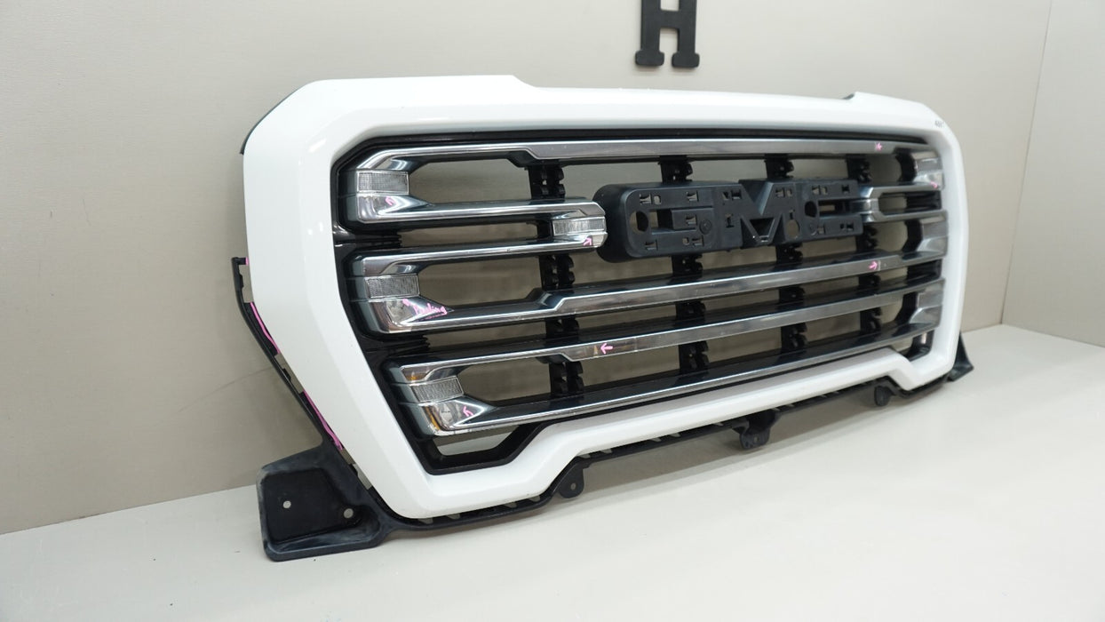 2019-2021 GMC SIERRA 1500 FRONT UPPER RADIATOR GRILLE 84458485 OEM 19 20 21