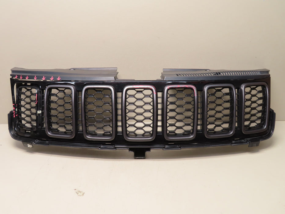 2017-2020 JEEP GRAND CHEROKEE FRONT UPPER GRILL GRILLE OEM