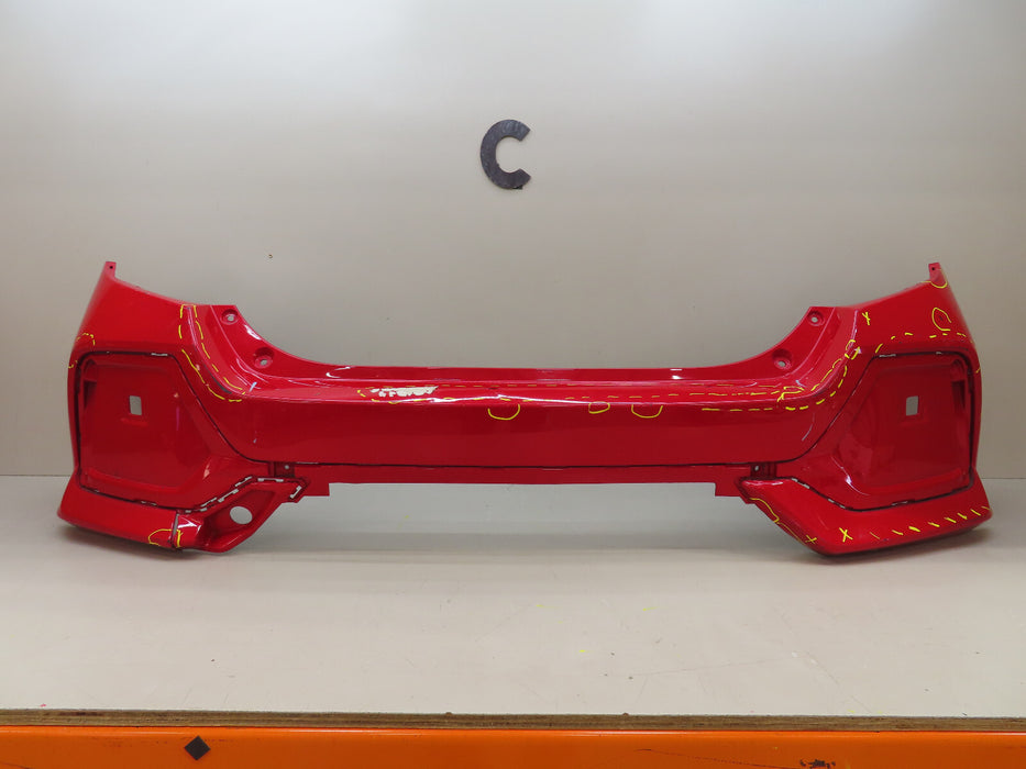 2016-2019 HONDA CIVIC HATCHBACK REAR BUMPER COVER OEM 71501-TGG-ZZ00