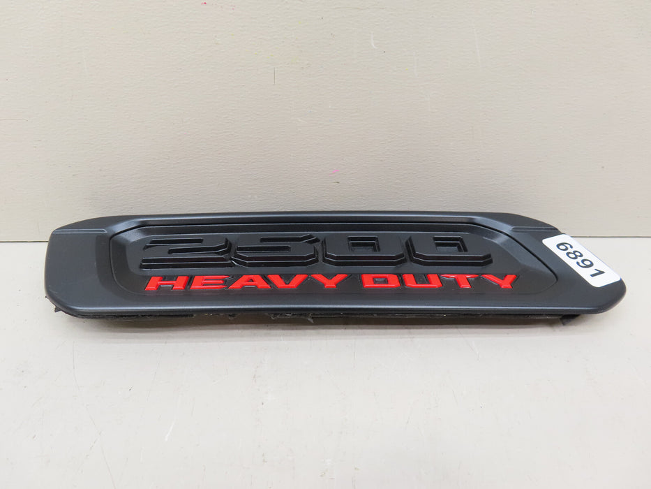 2019-2022 DODGE RAM 2500 FRONT LEFT DRIVER SIDE FENDER NAMEPLATE OEM
