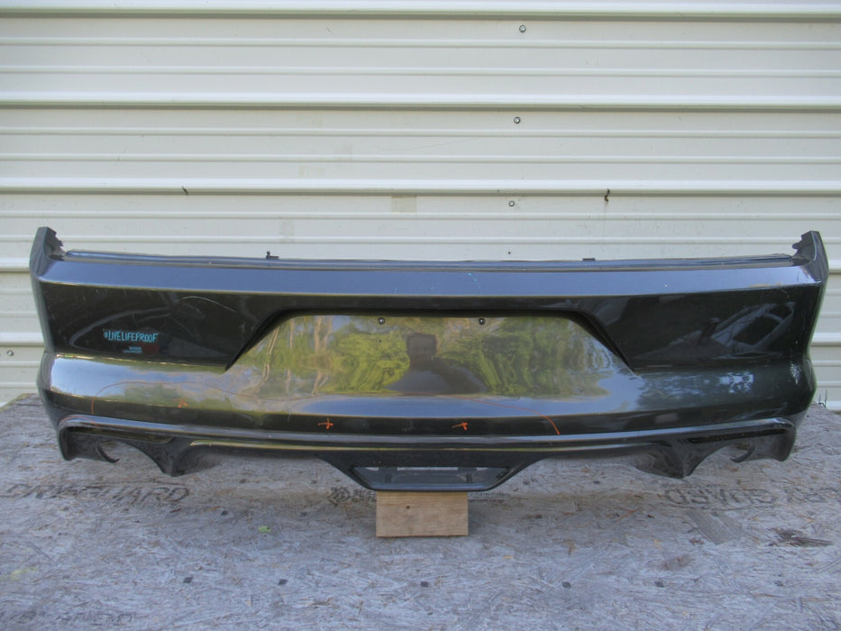 2015-2017 FORD MUSTANG V6 REAR BUMPER COVER PANEL PLASTIC GRAY FR3B-17D781-A OEM