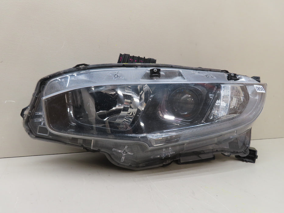 2019-2021 HONDA CIVIC FRONT LEFT DRIVER HEADLIGHT HALOGEN OEM 33150-TGG-A31