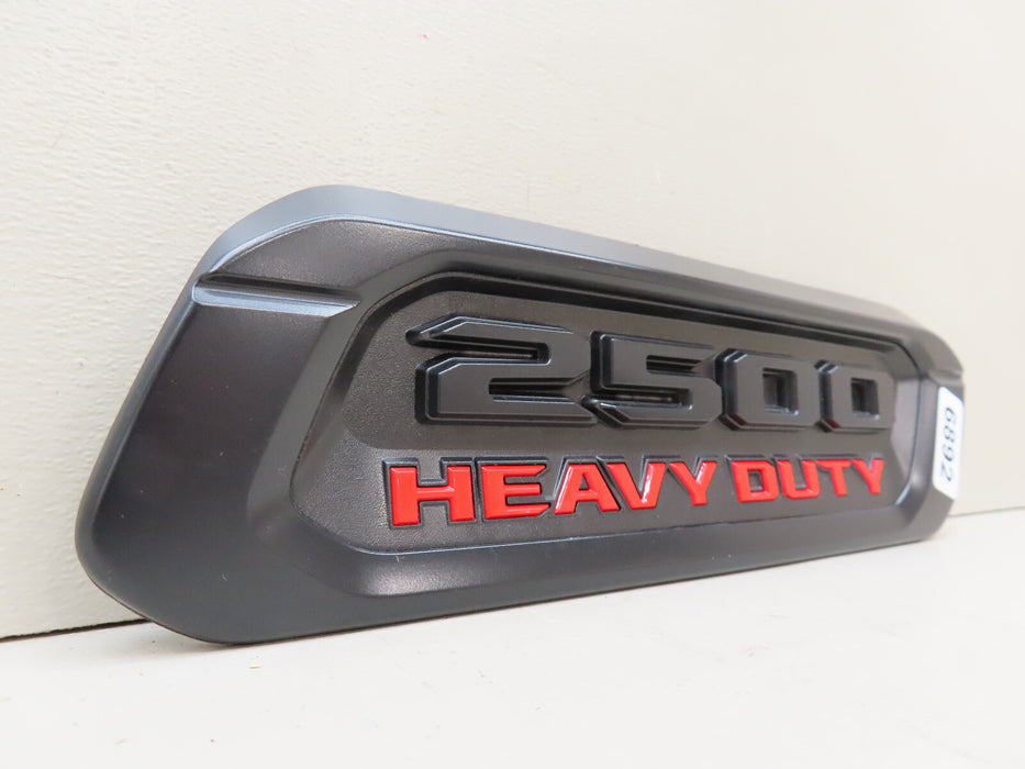 2019-2022 DODGE RAM 2500 FRONT RIGHT PASSENGER SIDE FENDER NAMEPLATE OEM