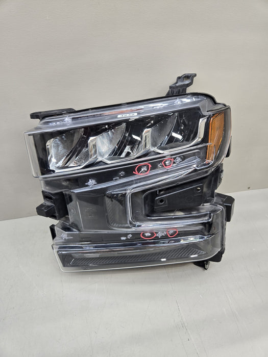 2019 2020 2021 2022 Chevrolet Silverado 1500 Front Left LED HEADLIGHT Lamp OEM.