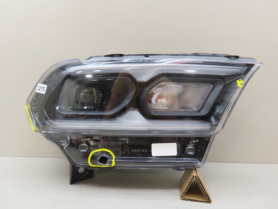2021-2024 DODGE DURANGO FRONT RIGHT PASSENGER SIDE HEADLIGHT OEM
