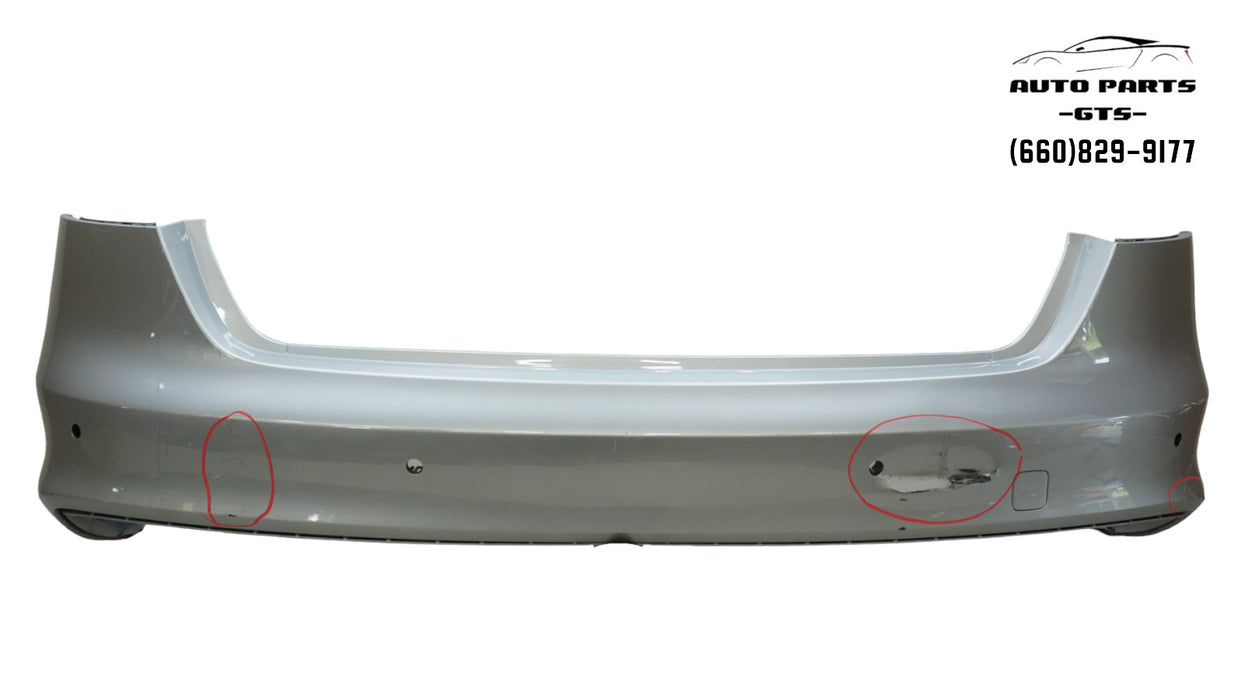 2013-2015 AUDI A4 QUATTRO S-LINE SEDAN REAR BUMPER COVER OEM 8K5807511 13 14 15