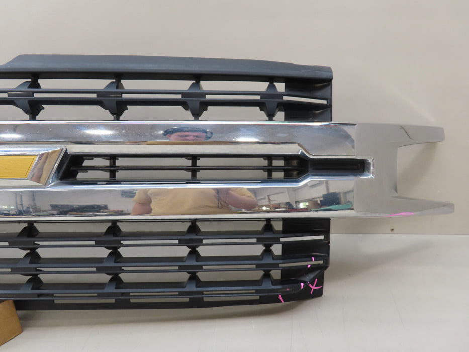 2019-2021 CHEVROLET SILVERADO 1500 FRONT BUMPER RADIATOR GRILLE OEM