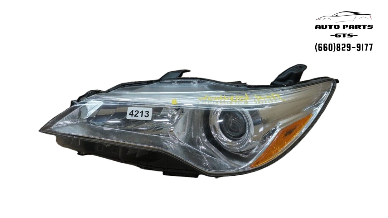 2015-2017 TOYOTA CAMRY FRONT LEFT DRIVERS SIDE HALOGEN HEADLIGHT OEM 15 16 17