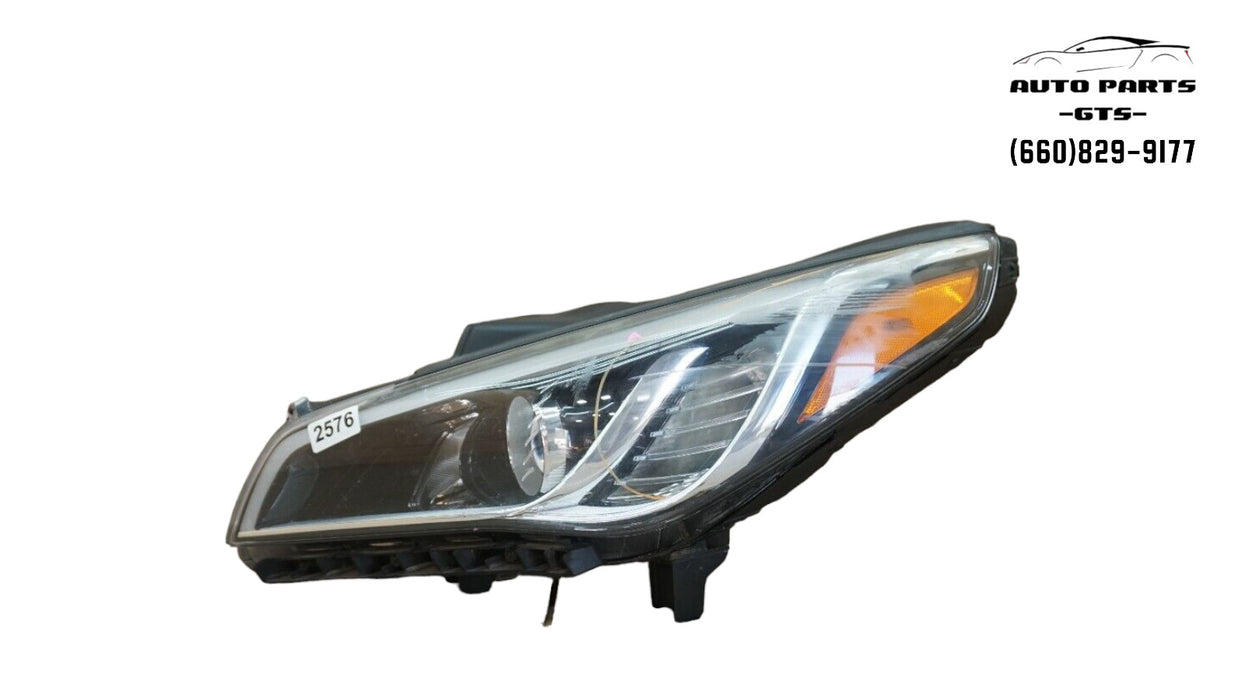 2011-2016 HYUNDAI SONATA FRONT LEFT DRIVERS SIDE HEADLIGHT OEM 11 12 13 14 15 16