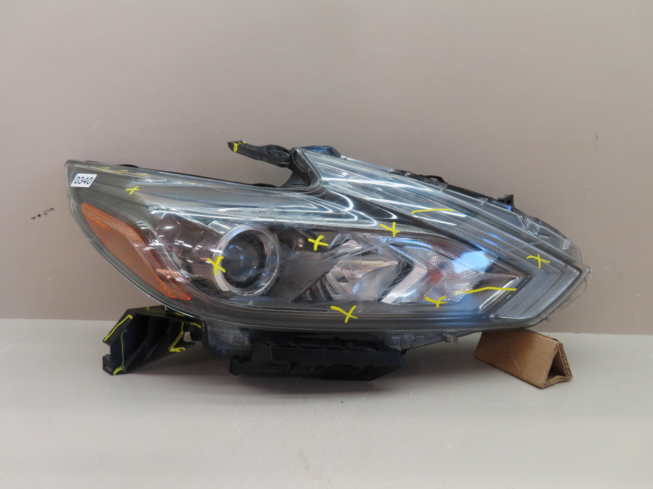 2016 2017 2018 NISSAN ALTIMA FRONT RIGHT PASSENGER HEADLIGHT HALOGEN/LED OEM