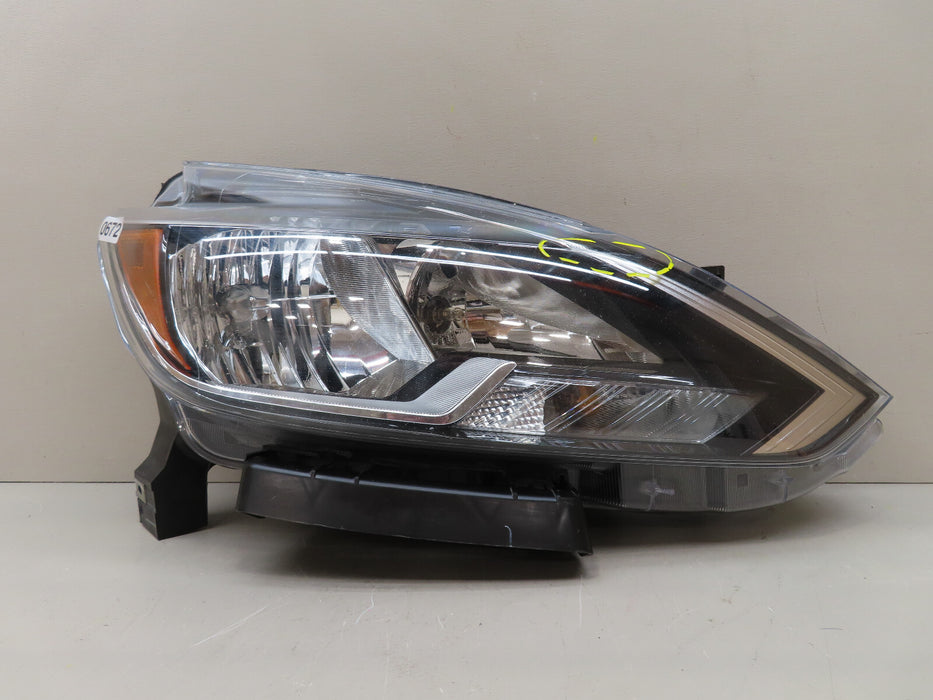 2016 2017 2018 2019 NISSAN SENTRA FRONT SIDE HEADLIGHT HALOGEN OEM