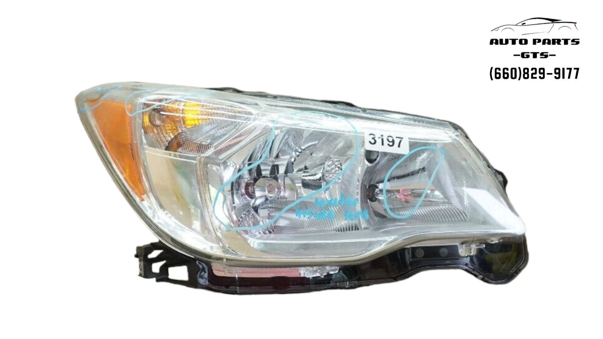 2014-2016 SUBARU FORESTER RIGHT PASSENGER SIDE HEADLIGHT HALOGEN LAMP LIGHT OEM