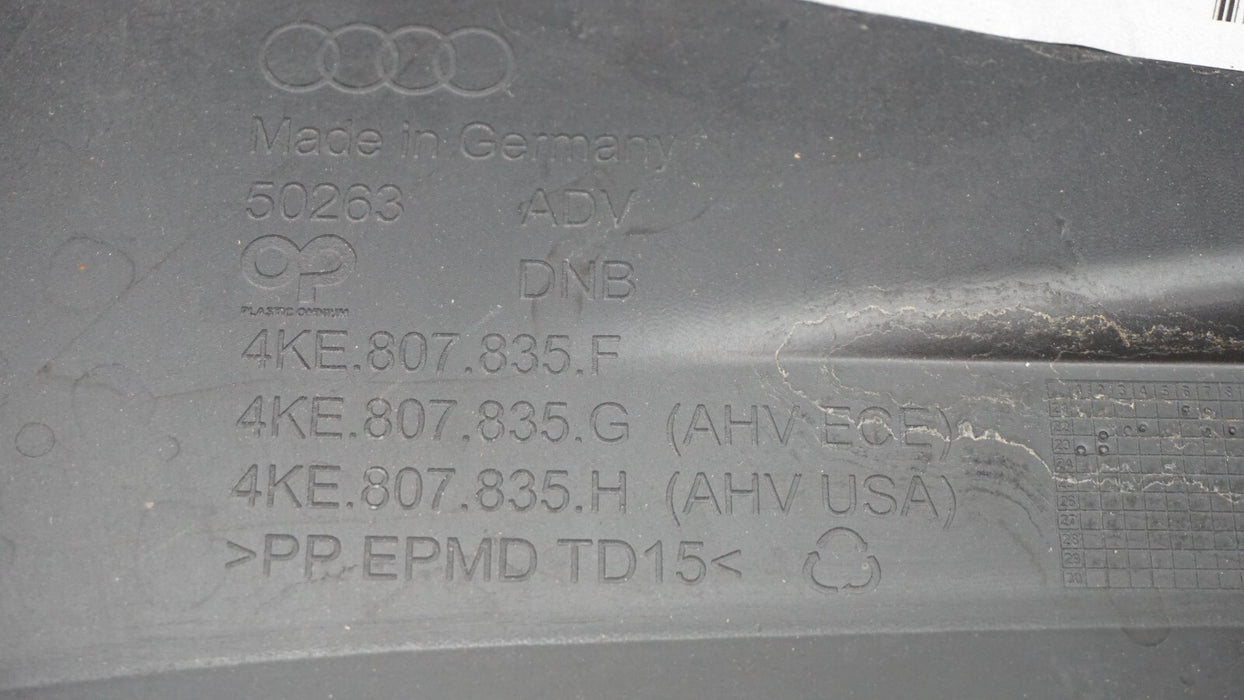 2019-2021 AUDI E-TRON REAR LOWER BUMPER VALANCE COVER OEM 4KE807835 OEM 19 20 21