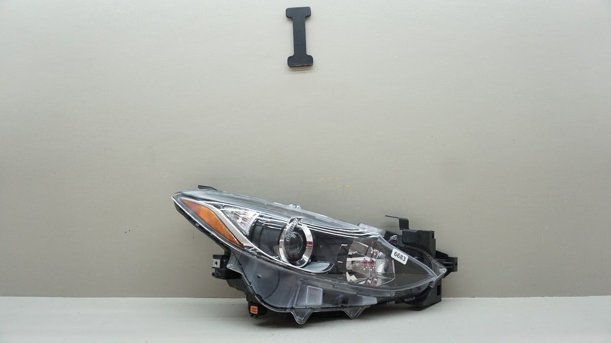 2014-2016 MAZDA 3 FRONT RIGHT PASSENGER SIDE HEADLIGHT HALOGEN AFTERMARKET