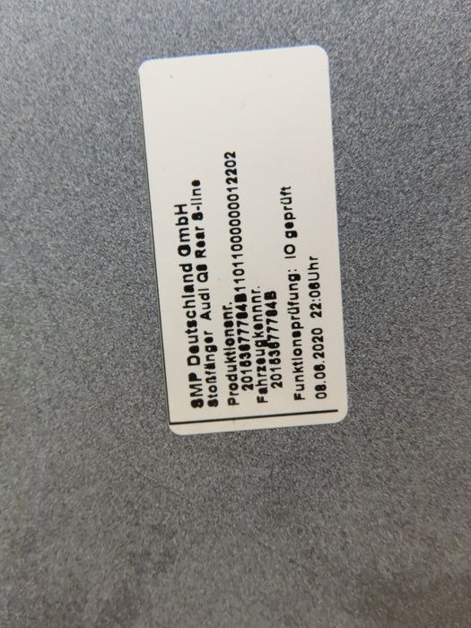 2019-2022 AUDI Q8 SQ8 REAR UPPER BUMPER COVER OEM 4M8807511