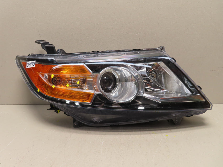 2014 2015 2016 2017 HONDA ODYSSEY RIGHT PASSENGER HALOGEN HEADLIGHT OEM