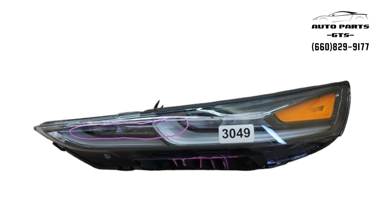 2019-2020 HYUNDAI SANTA FE LEFT DRIVER SIDE HEADLIGHT HEAD LIGHT LAMP LED OEM