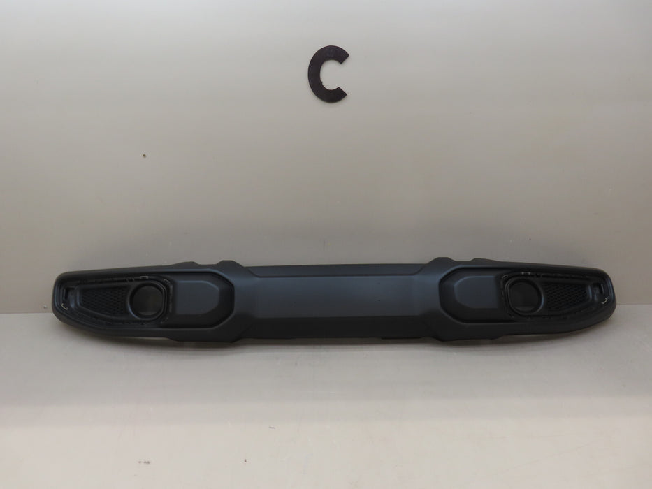 2018-2022 JEEP WRANGLER JL FRONT BUMPER COVER OEM 6BU44TRMAB