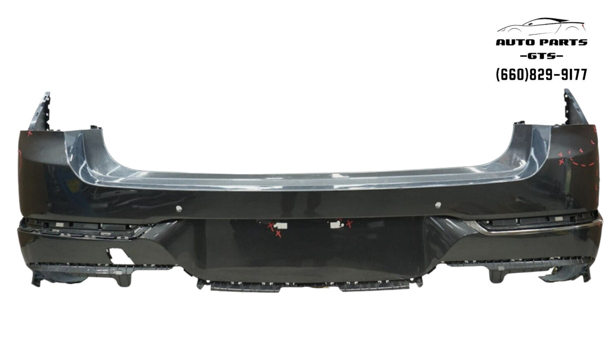 2020-2022 GENESIS GV80 REAR BUMPER COVER W/ SENSOR HOLES OEM