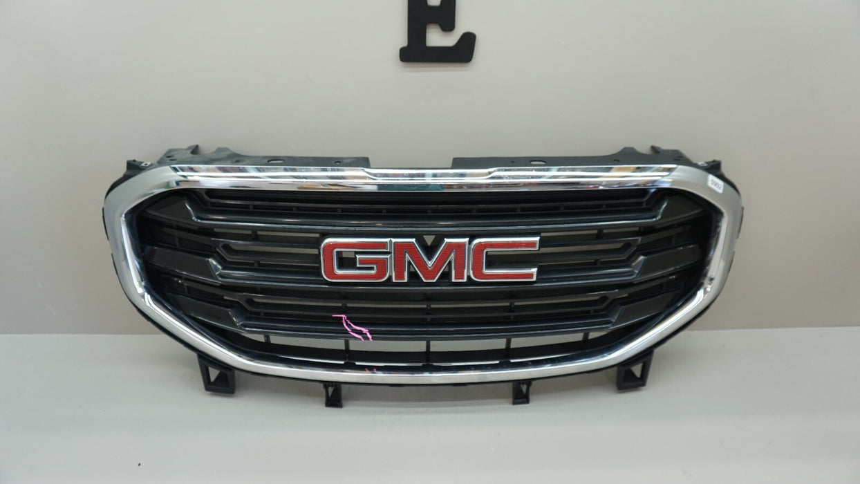 2019-2021 GMC TERRAIN FRONT UPPER BUMPER RADIATOR GRILLE W/ EMBLEM OEM 23196293