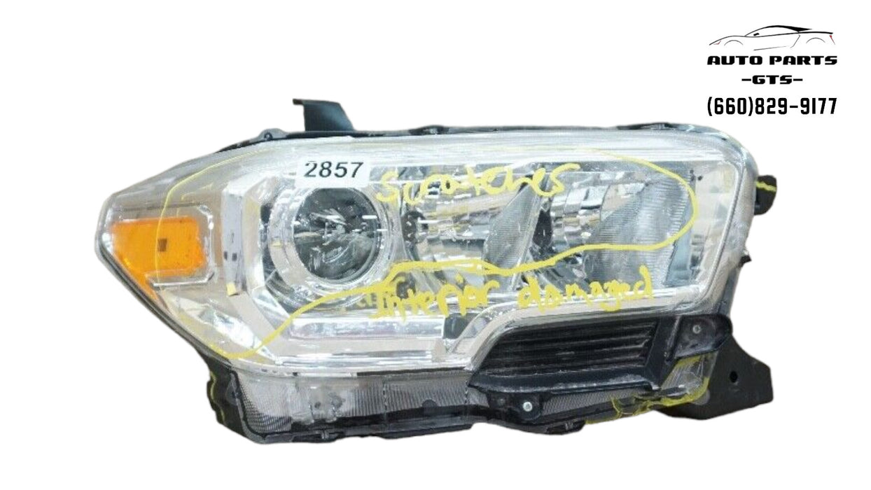 2016-2018 TOYOTA TACOMA FRONT RH RIGHT PASSENGER SIDE HEADLIGHT OEM 16 17 18