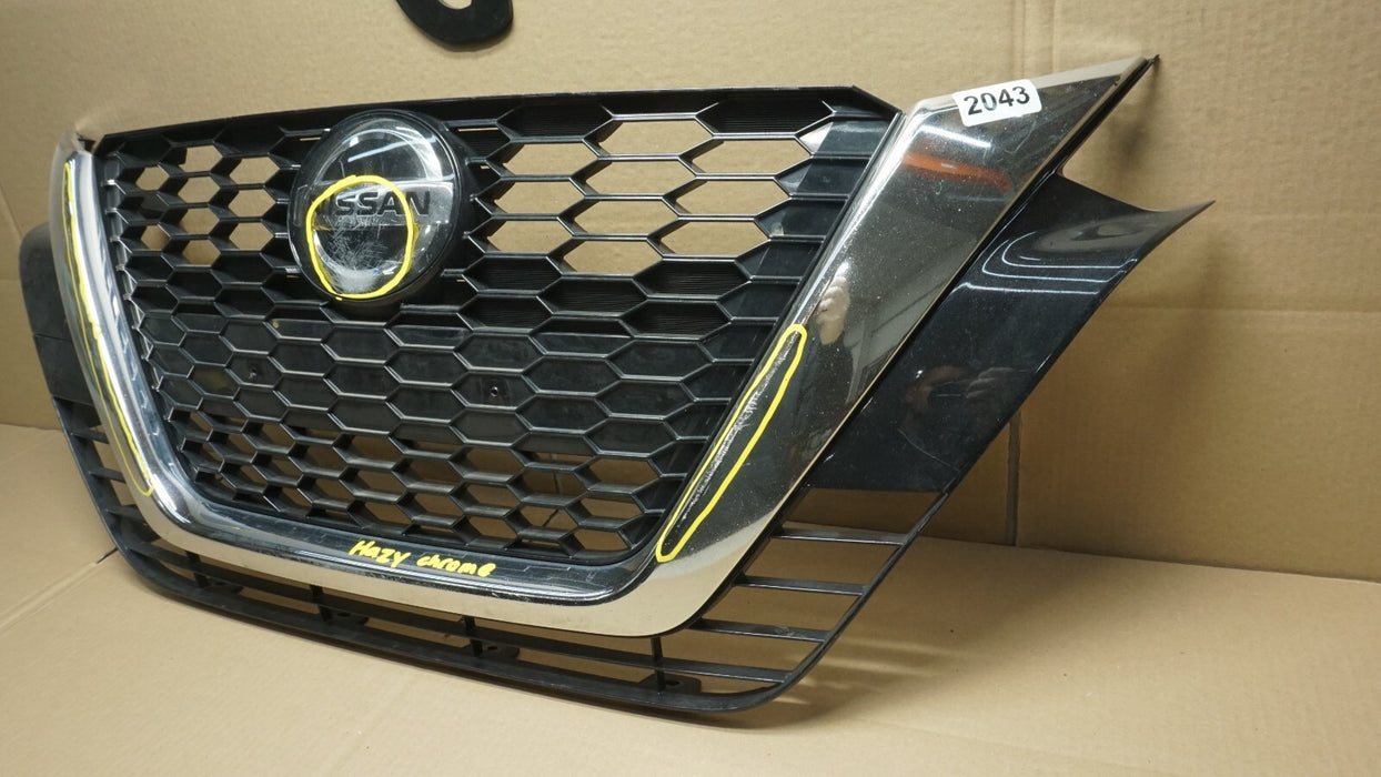 2019-2022 NISSAN ALTIMA FRONT RADIATOR GRILL GRILLE MOLDING W/ EMBLEM OEM