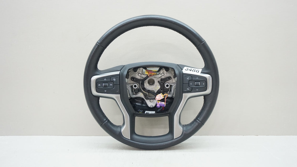 2019-2023 CHEVROLET SILVERADO TAHOE SUBURBAN GMC SIERRA STEERING WHEEL OEM