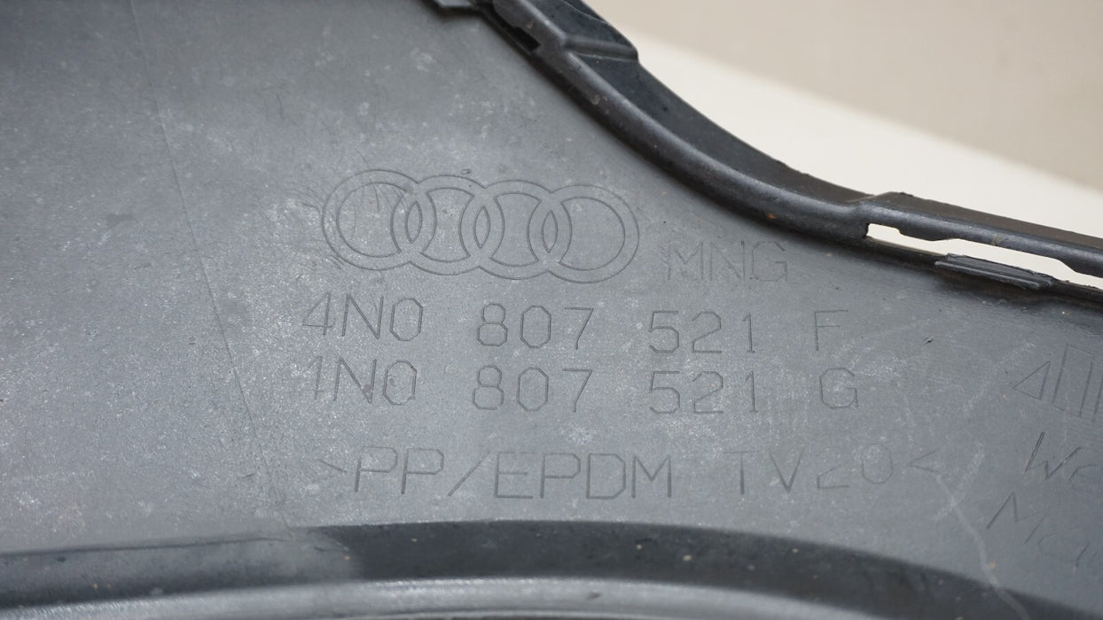 2019-2022 AUDI A8 REAR LOWER BUMPER VALANCE 4N0807521 OEM 19 20 21 22