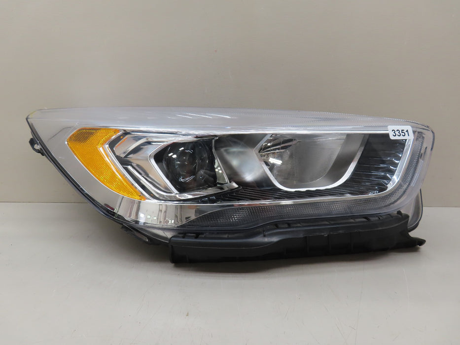 2017-2019 FORD ESCAPE FRONT RIGHT PASSENGER HEADLIGHT HALOGEN OEM